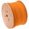 Bobina de cable de xarxa LAN SFTP Cat.7 23AWG CCA rígid taronja 305m