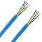 UTP-LAN-Netzwerkkabel, Spule, Kategorie Kat. 6, 23 AWG, CCA, starr, blau, 305 m
