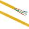 UTP LAN netwerkkabelhaspel categorie cat.6 23AWG CCA stijf oranje 305 m