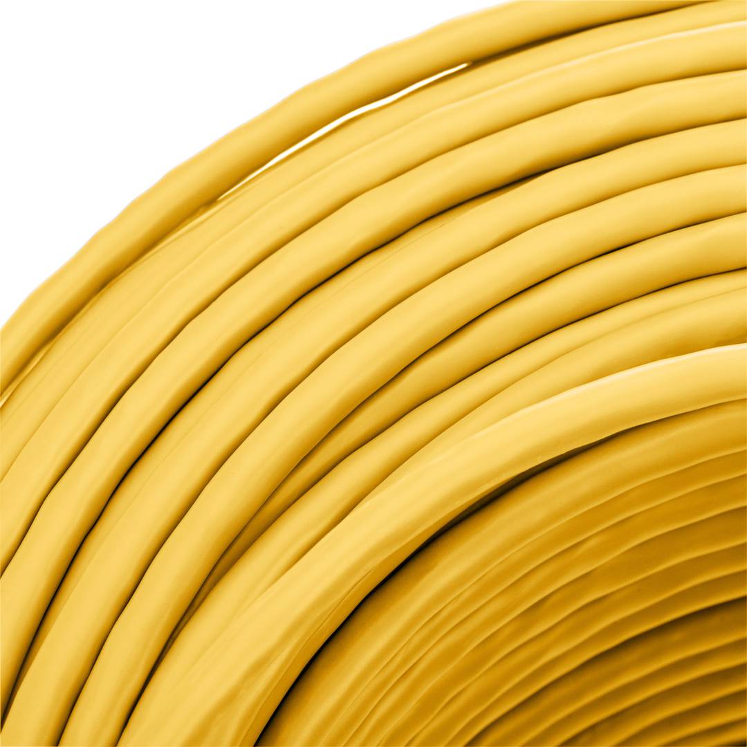 UTP LAN netwerkkabelhaspel categorie cat.6 23AWG CCA stijf oranje 305 m