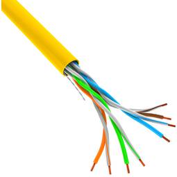 Bobina de cabo de rede ethernet Lanberg UTP Lanberg Cat.5e amarelo 305m