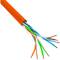 Lanberg Bobina de cable de xarxa LAN UTP Cat. 5e rígid CCA taronja 305m