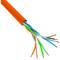 Lanberg Kabeltrommel LCU5-12CU-0305-O UTP Cat 5e RJ45 starr Fluke getestet AWG24 305m orange