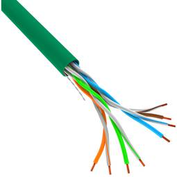 Lanberg cable reel LCU5-12CU-0305-G UTP Cat 5e RJ45 rigid Fluke tested AWG24 305m Green