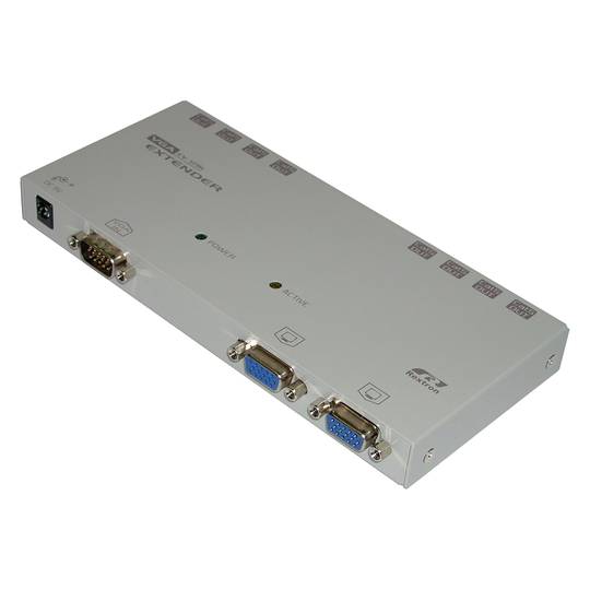 Rextron VGA Extender 1 VGA-IN + 2 VGA-OUT + 8 RJ45-OUT (EV-128L)