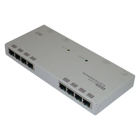 Rextron VGA Extender 1 VGA-IN + 2 VGA-OUT + 8 RJ45-OUT (EV-128L)