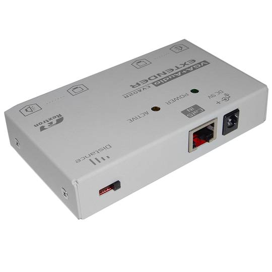 Rextron 2 VGA Extender AV-OUT + 1 RJ45-IN (EVA-02R)
