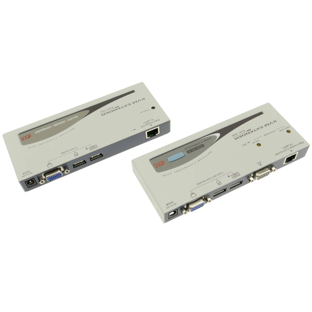 Rextron KVM-extender PS2 + USB (KVM-USB naar PC-USB + KVM-USB)