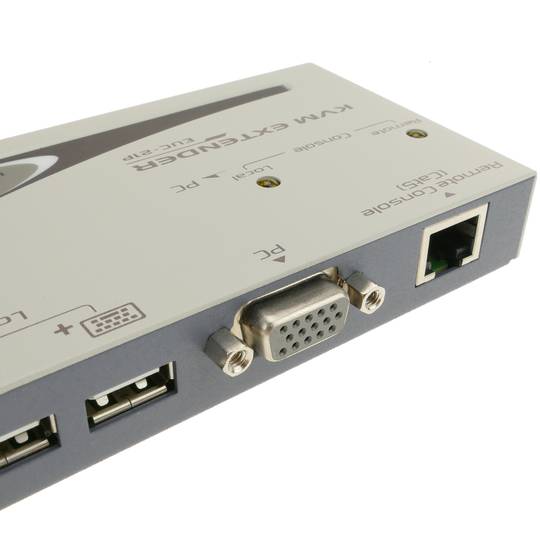 Rextron KVM-extender PS2 + USB (KVM-USB naar PC-USB + KVM-USB)