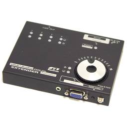 VGA-und Audio-Extender über UTP bis 900m. 4-Port-Sender