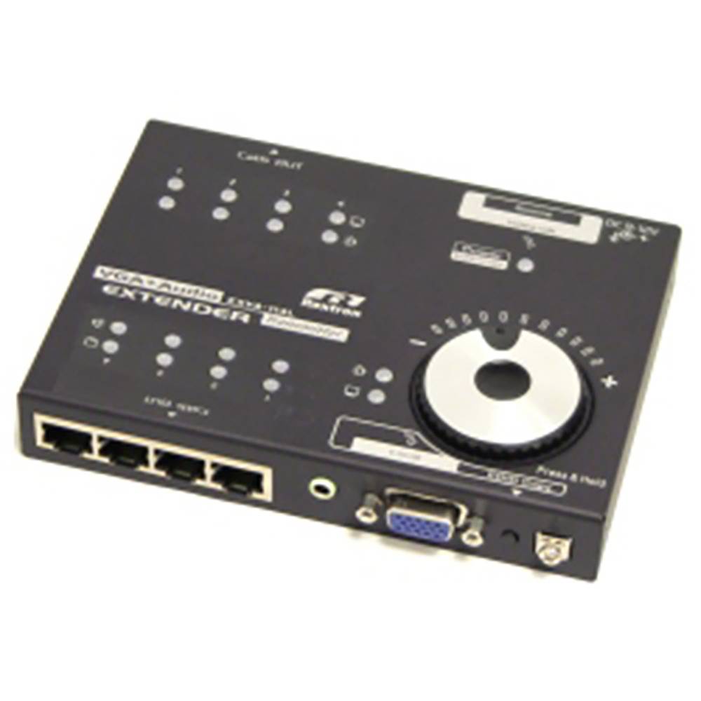 Extensor VGA e áudio via UTP para 900m. 8 transmissor porta