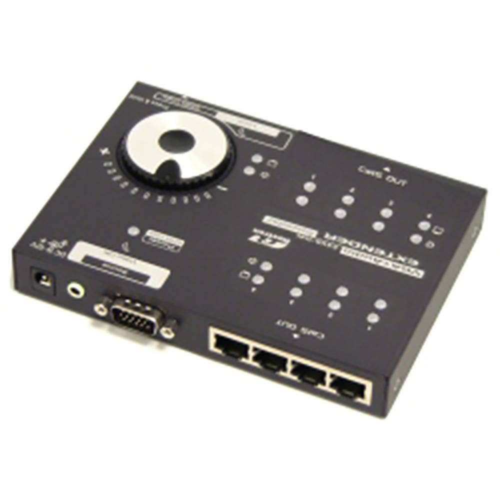 Extensor VGA e áudio via UTP para 900m. 8 transmissor porta