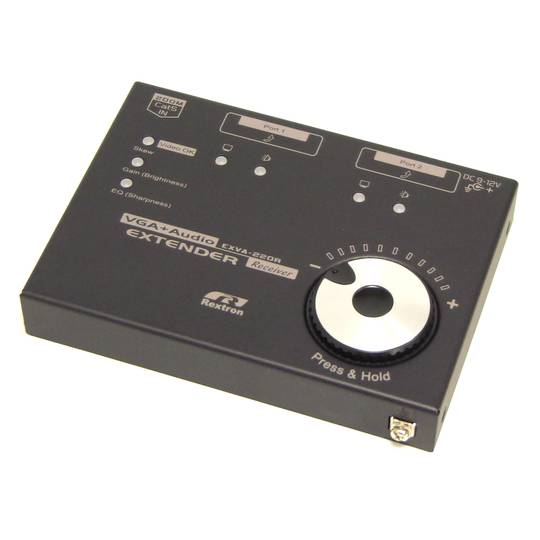 Extendeur VGA et audio via UTP à 900m. Récepteur 200m
