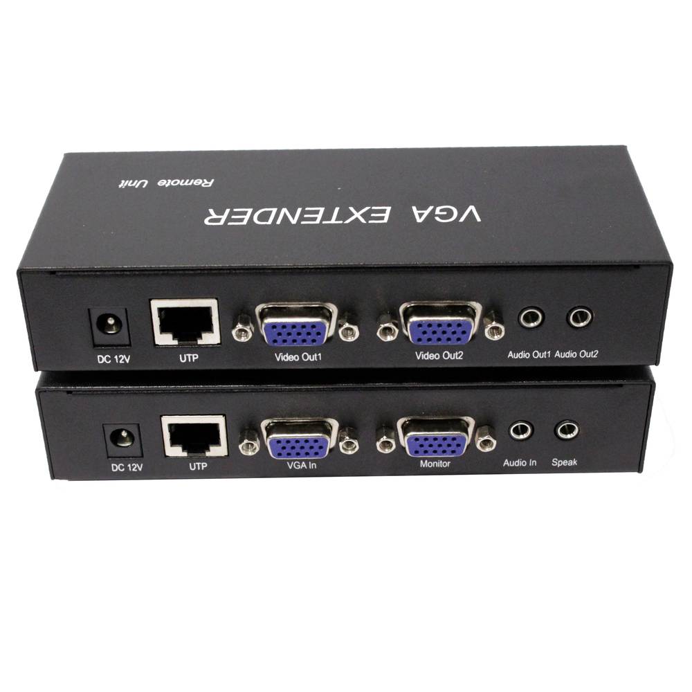 DYLINK VGA i przedłużacz audio do UTP kat. 5 na 100m