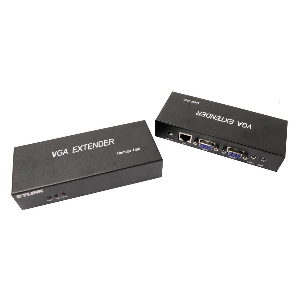 DYLINK Extender VGA e audio via Cat.5 UTP a 200m