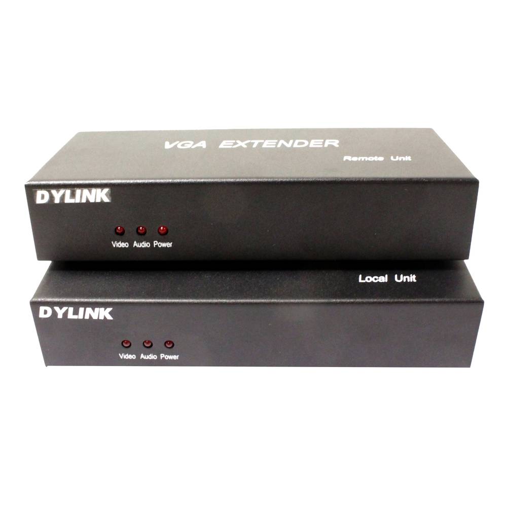 DYLINK Extender VGA e audio via Cat.5 UTP a 200m
