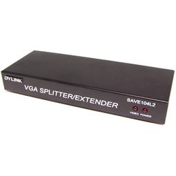 DYLINK Extender VGA-und Audio über UTP Cat.5 LOCAL 4 Ports