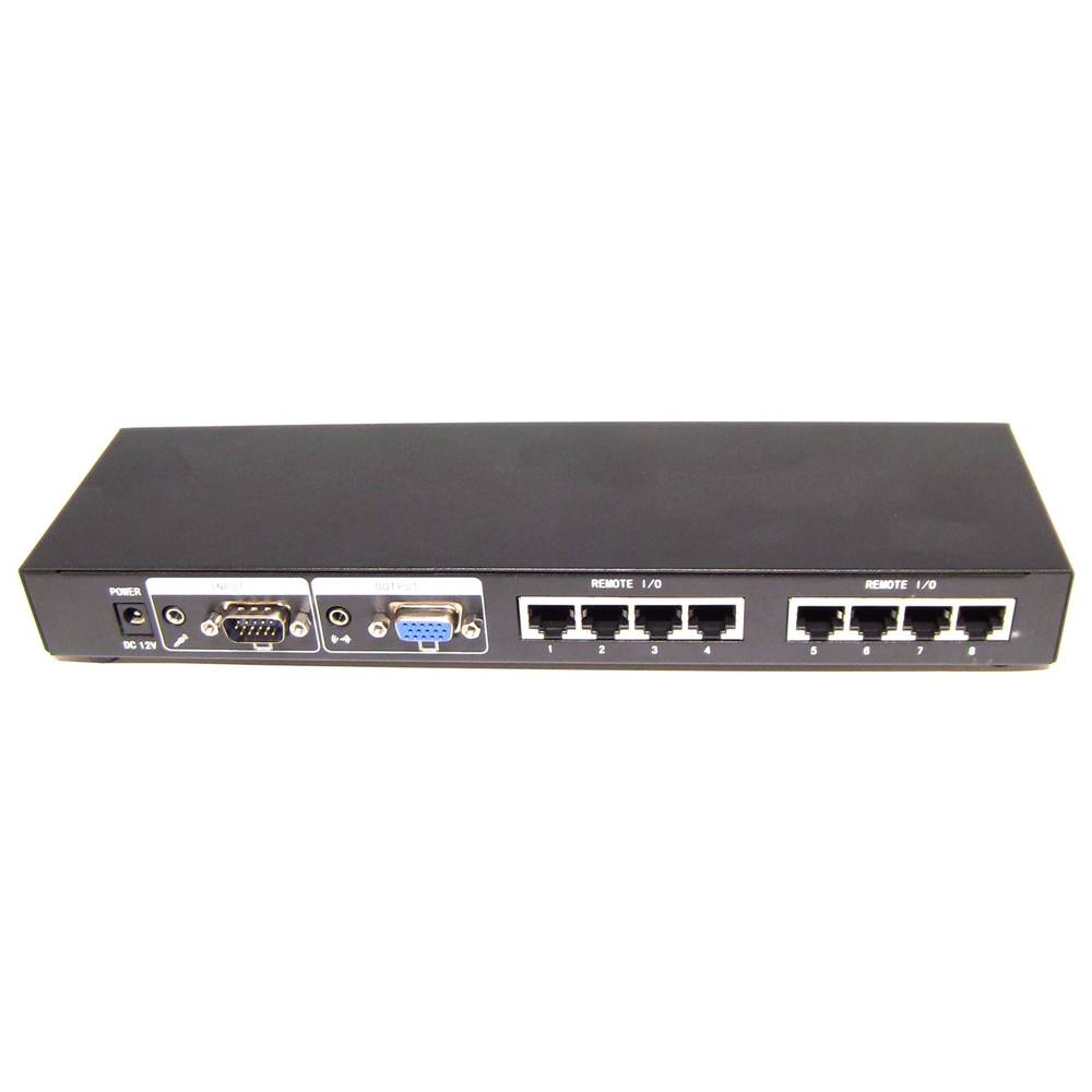 DYLINK Extender VGA e audio via UTP cat.5 LOCALI 8 porte