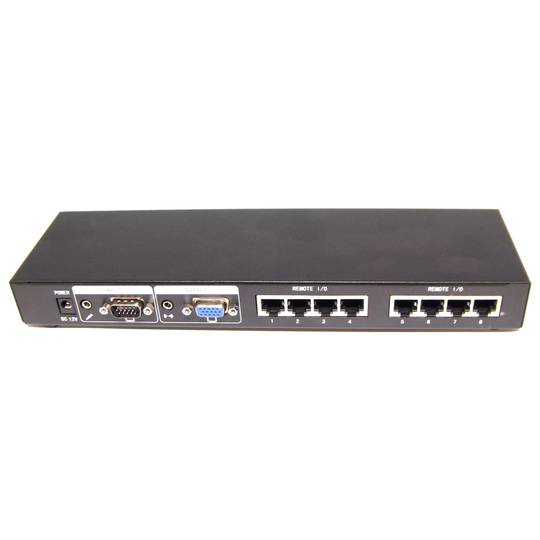 DYLINK Extender VGA e audio via UTP cat.5 LOCALI 8 porte