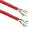 UTP kabelspoel categorie 5e 24AWG CCA star rood 100m