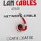 UTP kabelspoel categorie 5e 24AWG CCA star rood 100m