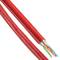 Categoria 6 FTP cabo da bobina CCA 24AWG vermelho sólido 100m