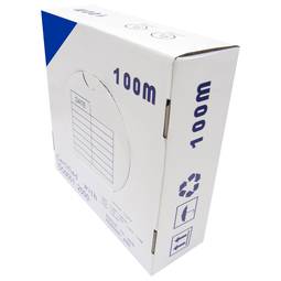 Bobina cavo categoria 5e FTP 24AWG CCA blu fisso 100m