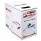 Category 6 FTP cable coil CCA 24AWG solid blue 100m