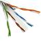 Category 6 FTP cable coil CCA 24AWG solid blue 100m