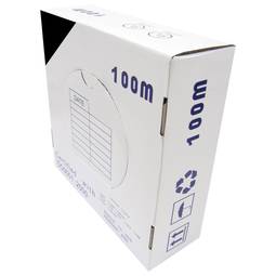 Bobina cavo categoria 5e FTP CCA 24AWG solid black 100m
