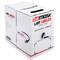 Bobina cable FTP categoria 6 24awg CCA rígid negre 100m