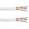 Sztywny biały szpula na kabel sieciowy Ethernet kat. 5e UTP CCA o długości 100 m