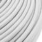 Bobina de cable de red ethernet Cat. 6 FTP CCA de 100 m rígido de color blanco