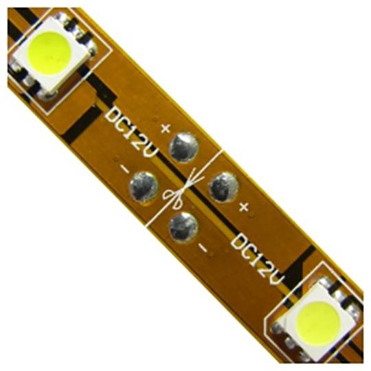 Tira de LEDs flexible 13 lm/led 60 led/m de 5m groc