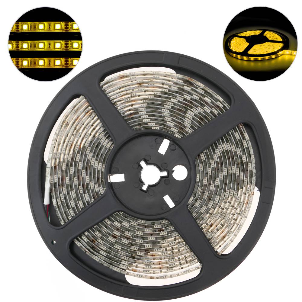 Elastyczna taśma LED 13 lm / led 60 led / m 5m IP44 żółty