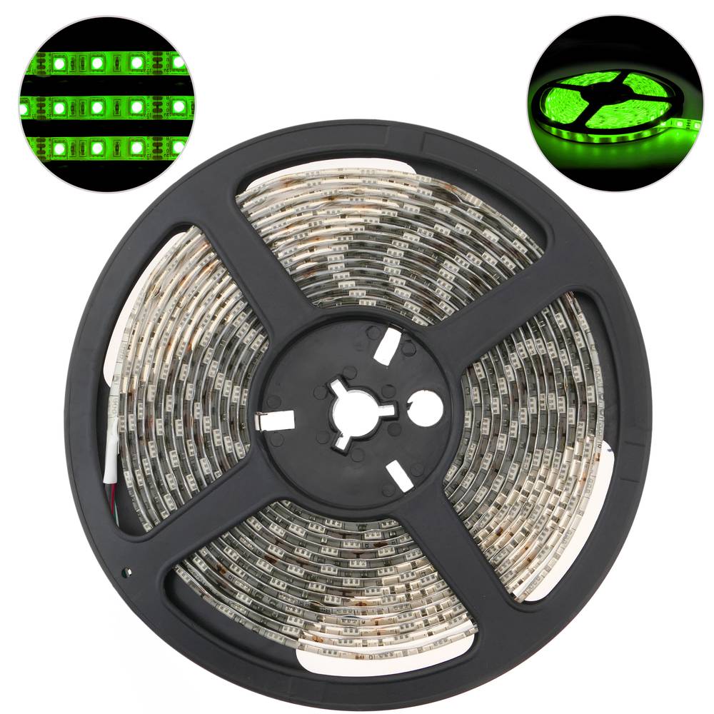 Flexibele LED-strip 13 lm / led 60 led / m 5m IP44 groen