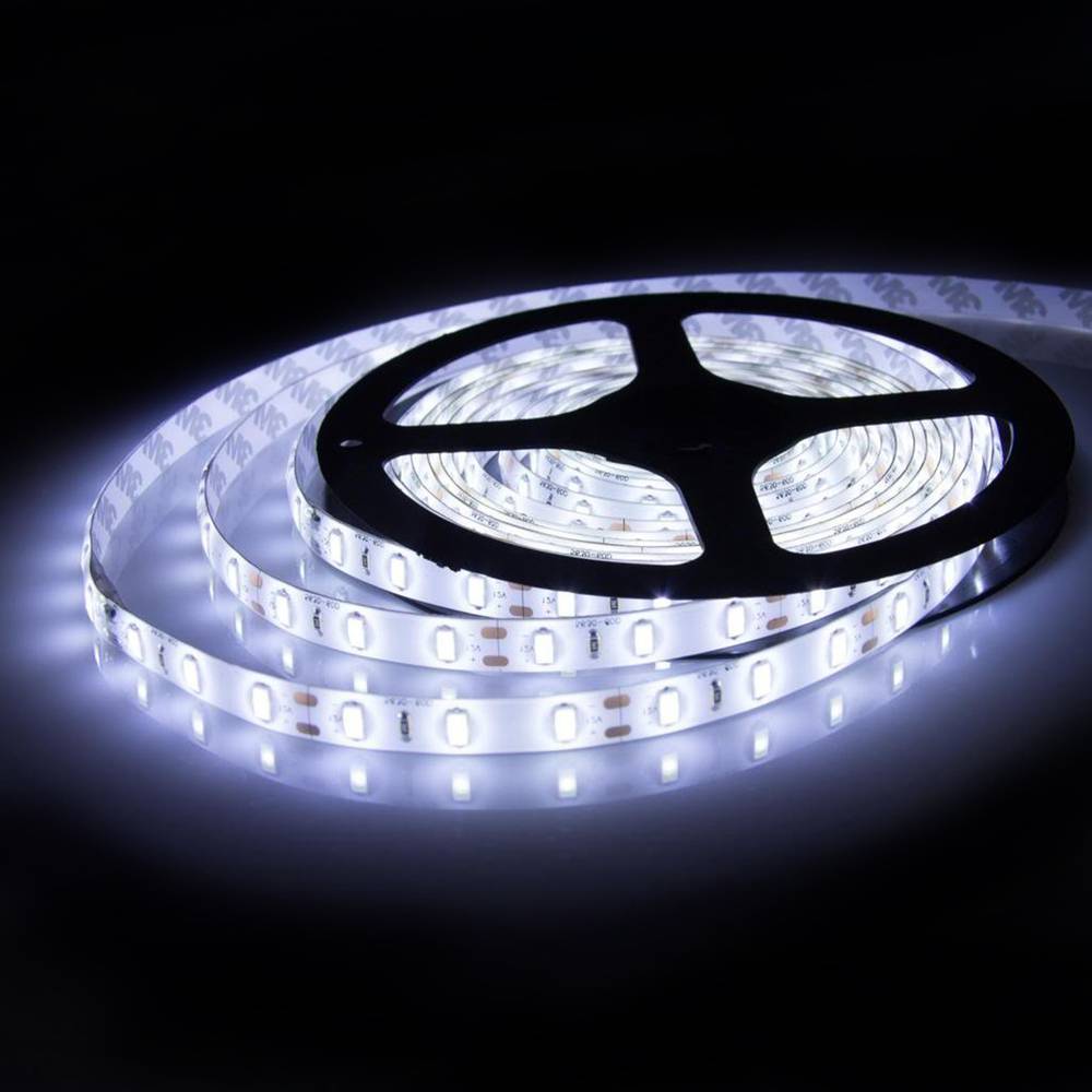 Tira de LEDs flexible 13 lm/led 60 led/m de 5m IP44 blanco intenso