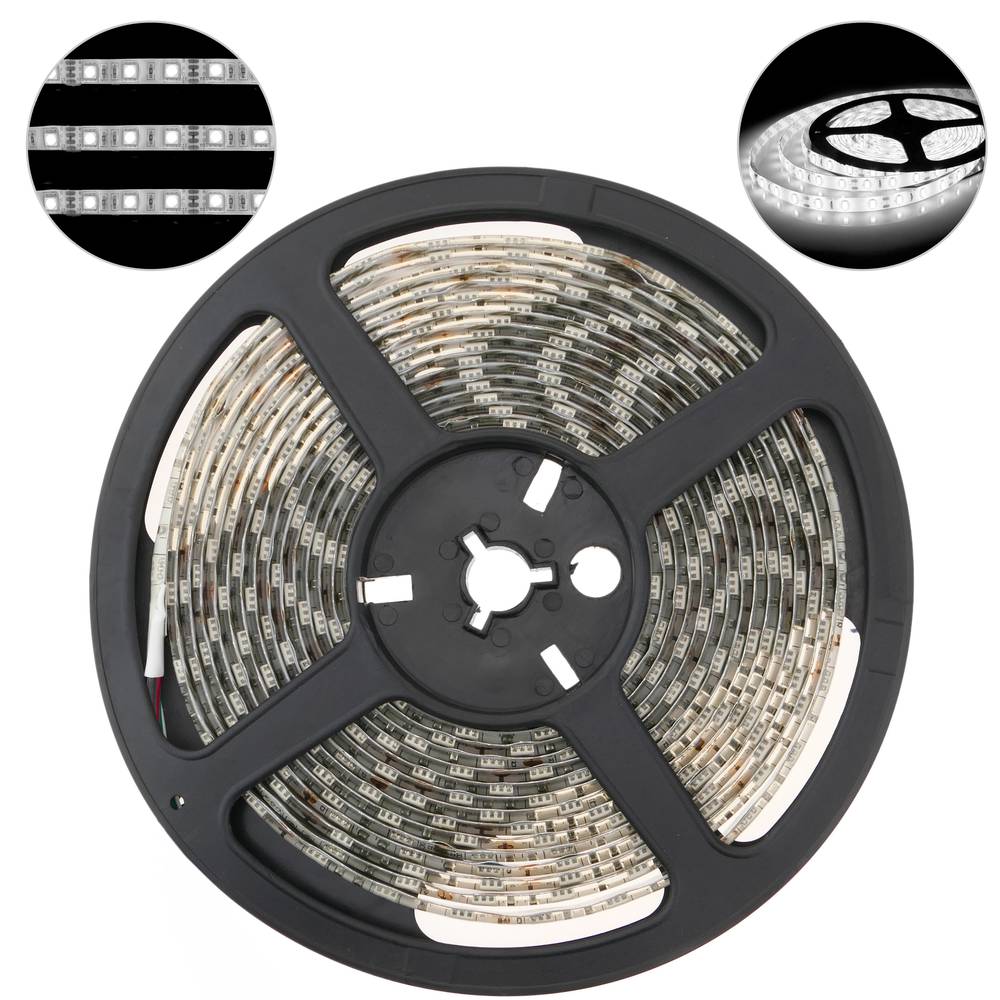 Flexibele LED-strip 13 lm / led 60 led / m 5m IP44 neutraal wit