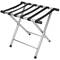 Opklapbare bagagerek voor hotel en appartement in verchroomd metaal 554 x 394 x 496 mm