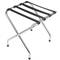 Suport de maletes plegable per a hotel i apartament en metall cromat 554 x 500 x 554 mm
