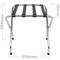 Suport de maletes plegable per a hotel i apartament en metall cromat 554 x 500 x 554 mm