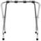 Suport de maletes plegable per a hotel i apartament en metall cromat 554 x 500 x 554 mm