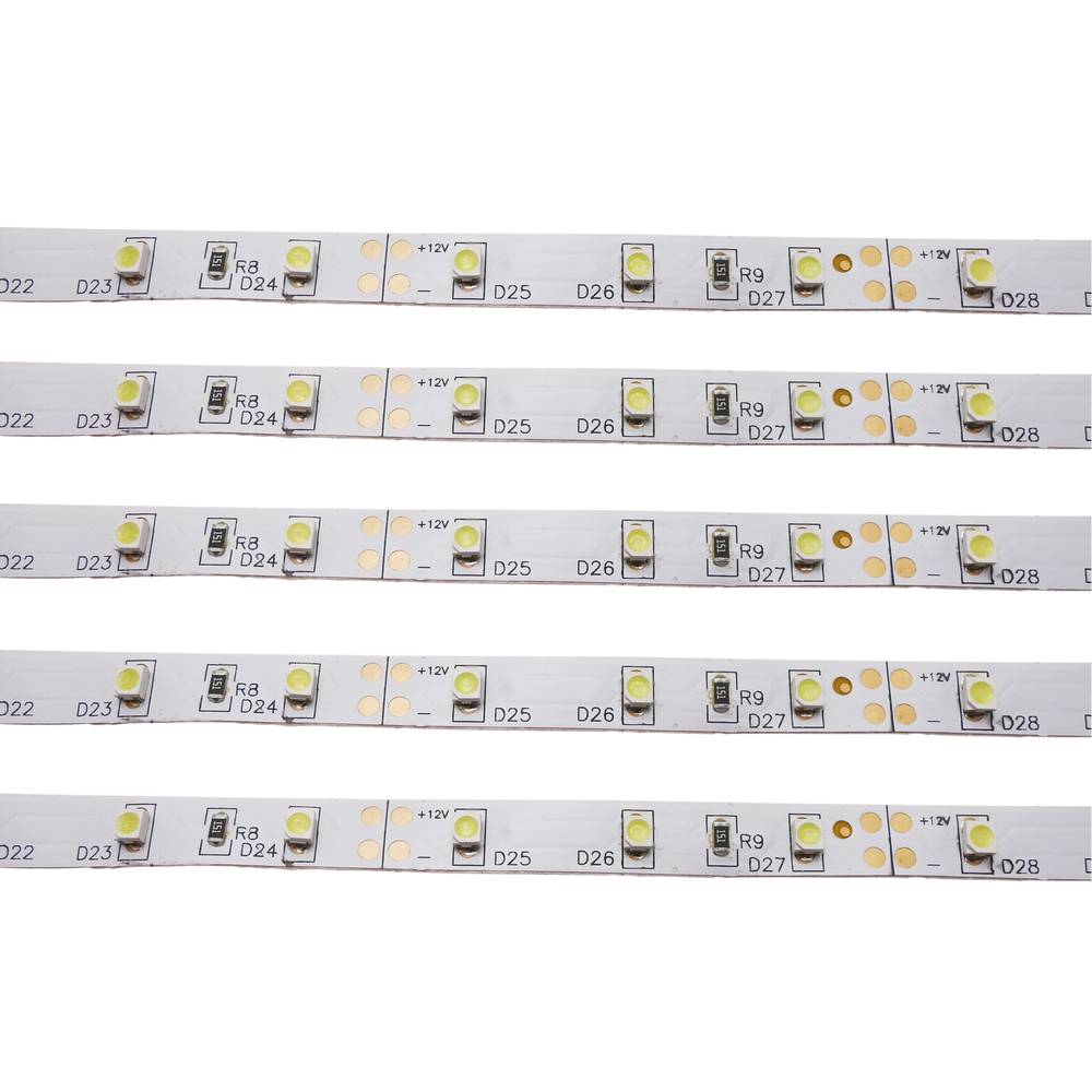 Tira de LEDs flexible 6.5 lm/led 60 led/m de 5m blanco intenso
