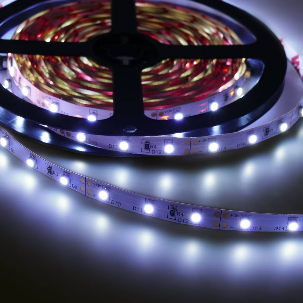 Tira de LEDs flexible 6.5 lm/led 60 led/m de 5m blanco intenso