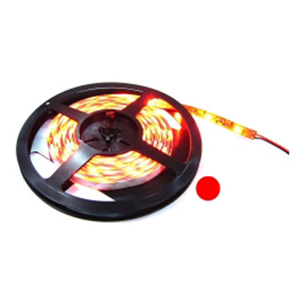 Striscia LED flessibile 6,5 lm/led 60 led/m 5m IP44 rosso
