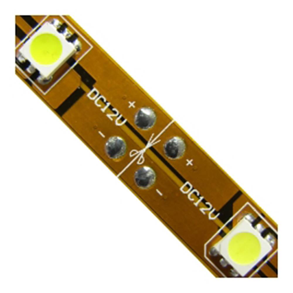 Tira de LEDs flexible 6.5 lm/led 60 led/m de 5m IP44 blanc càlid