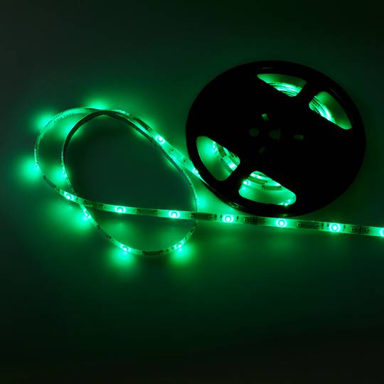 Kit Flexible LED strip 6.5 lm/LED 60 LED/m IP65 5m RGB