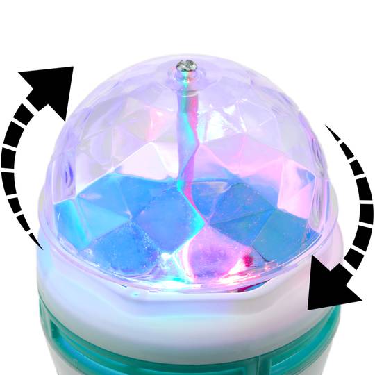 Birne LED mit RGB Farben und Disco Effekt 3W E27