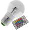 3W RGB LED Birne mit Fernbedienung