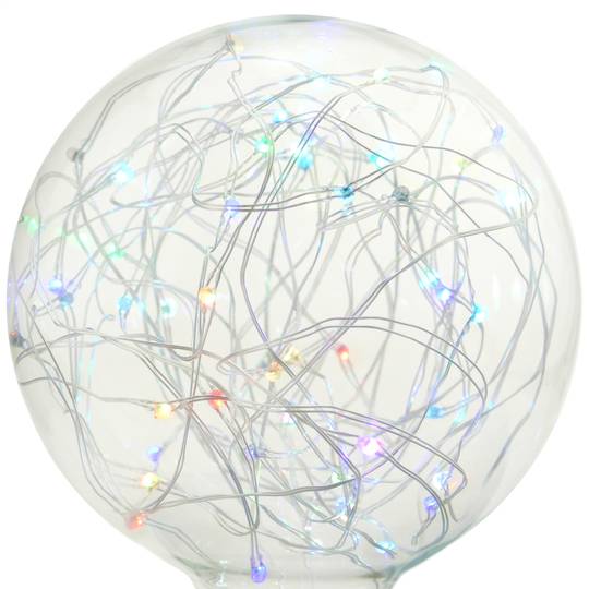 LED light bulb fantasy G95 1.4W RGB variable light 2200K